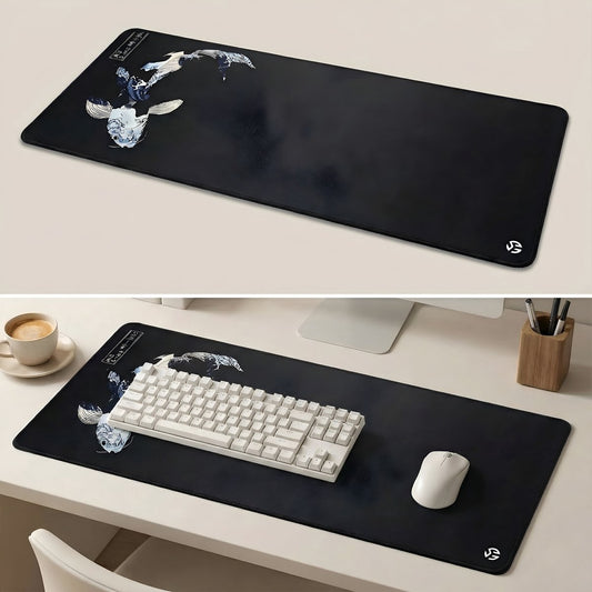 Japanse Koi Muismat – Zwart Design