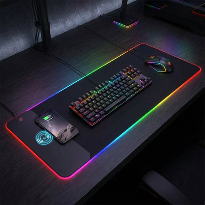 RGB Wireless Charging muismat