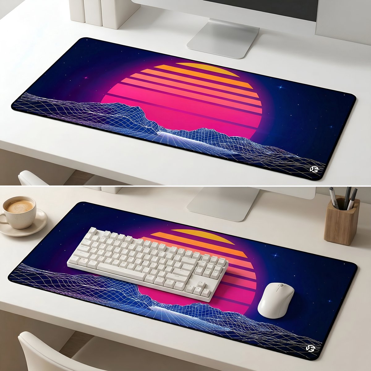 Retro Sunset muismat