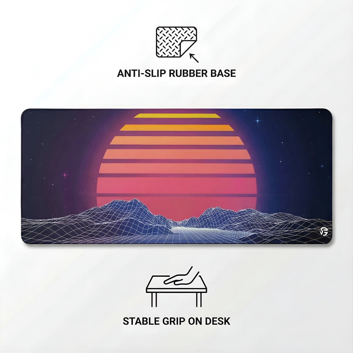 Retro Sunset muismat