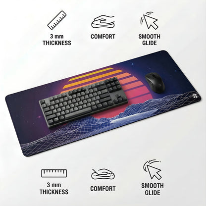 Retro Sunset muismat