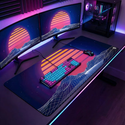 Retro Sunset muismat