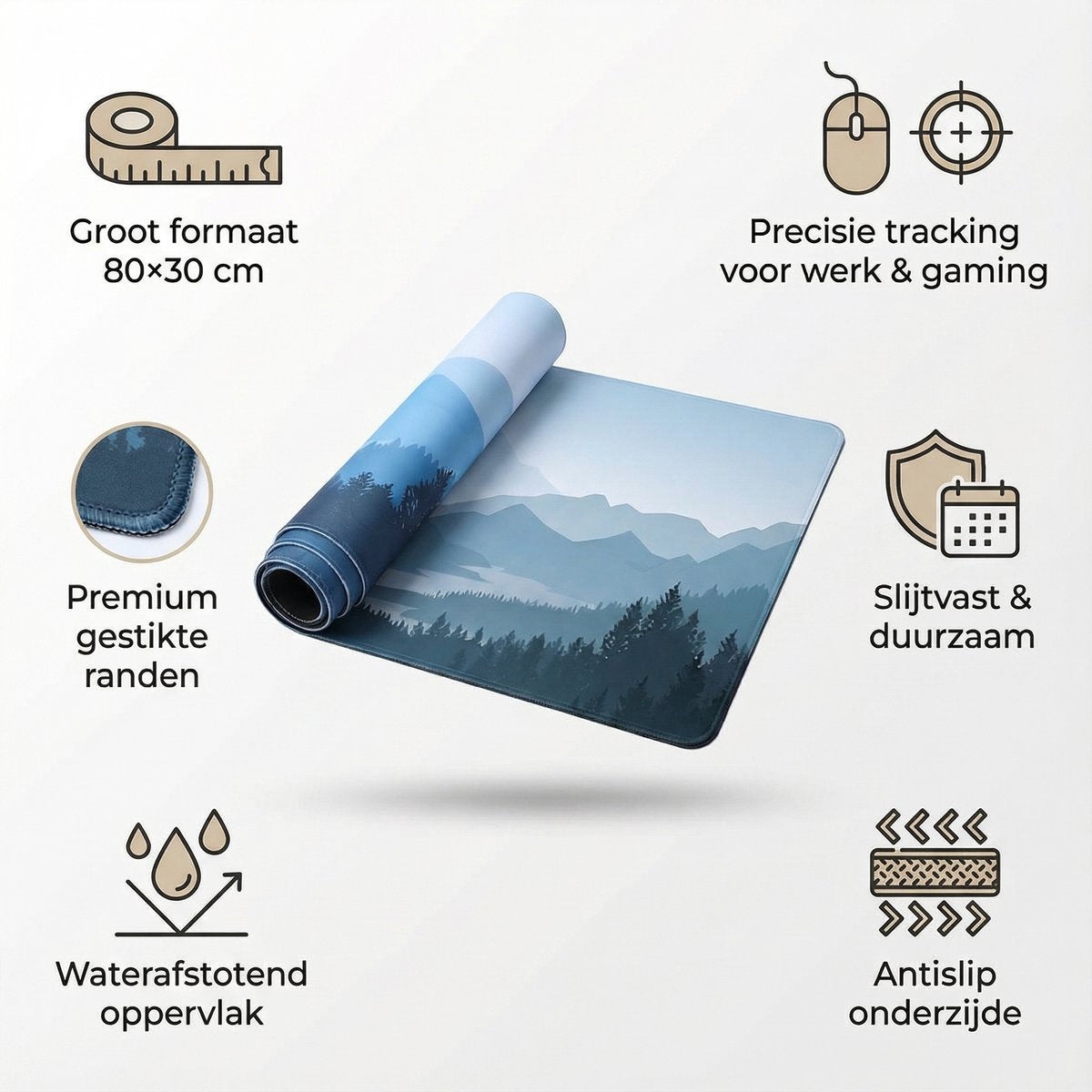 Berg landschap muismat