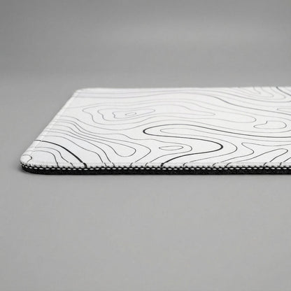 White Topographic muismat